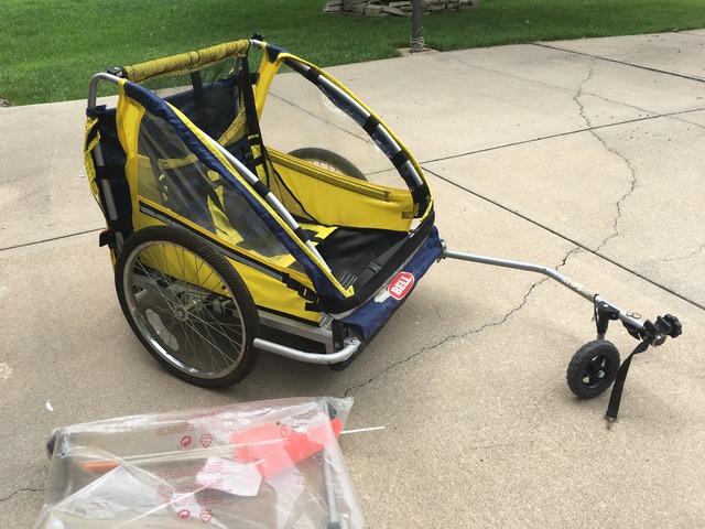 bell bicycle trailer